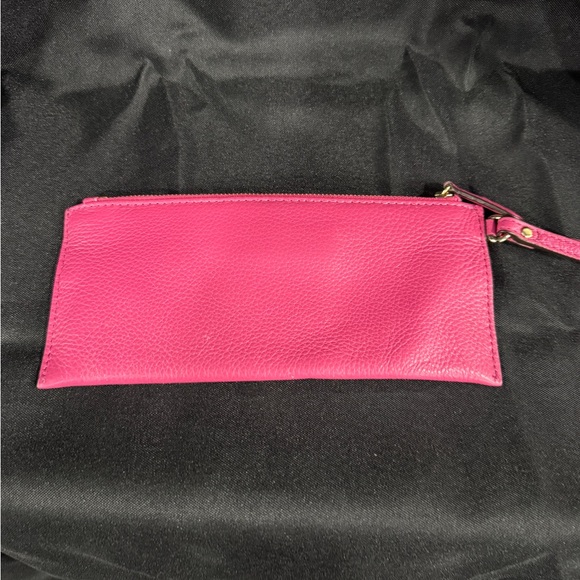 Michael Kors Fuchsia Leather Wristlet - Picture 3 of 3